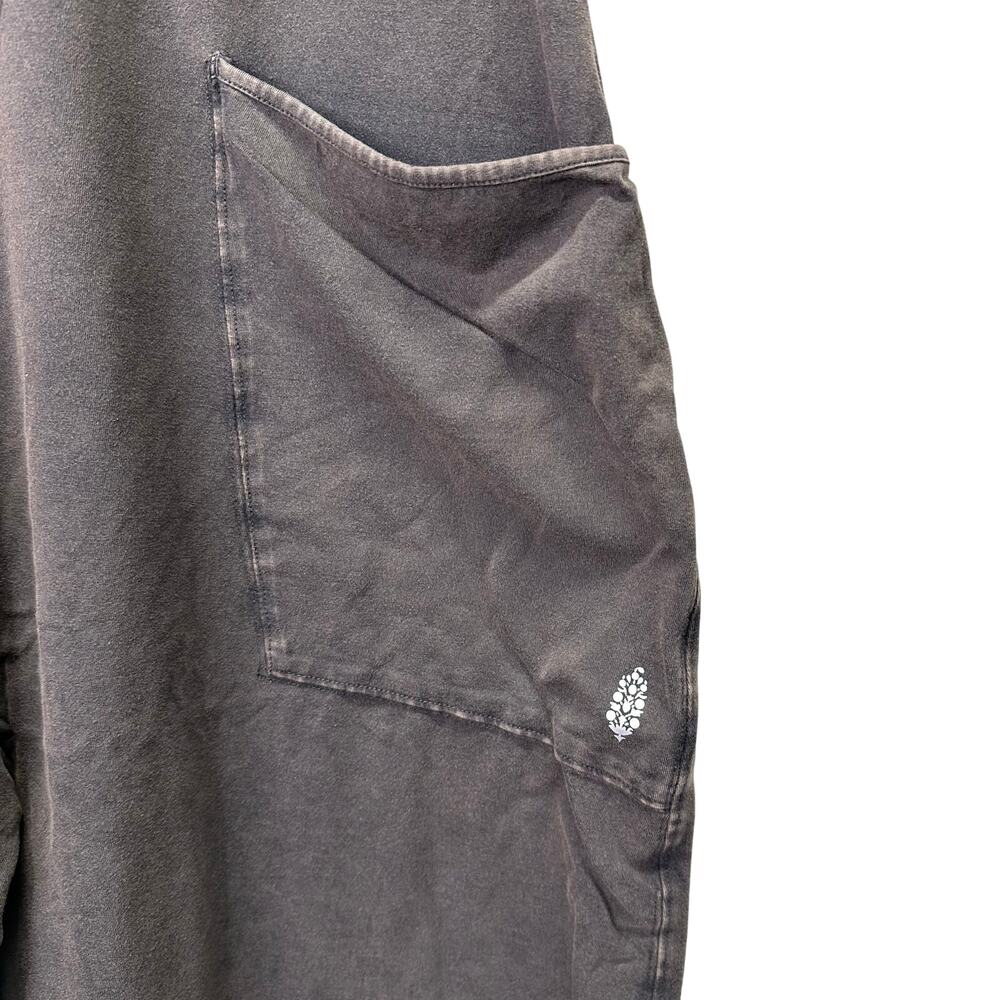 FP Movement Hot Shot Dark Gray Baggy Relaxed Jumpsuit Womens Large Relaxed Boho - Picture 9 of 12